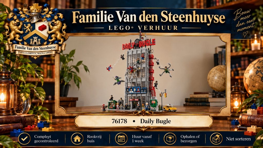 LEGO Marvel Daily Bugle 76178 huren, Marvel, Lego, Ophalen of Verzenden, Zo goed als nieuw