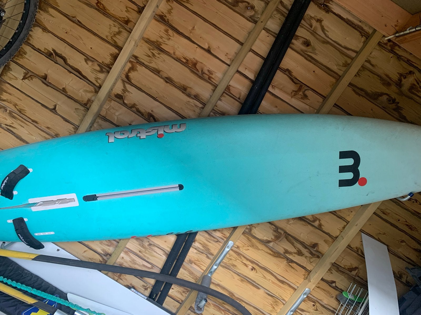 Malibu Mistral Surfplank, Ophalen, Zo goed als nieuw, Longboard, Met vinnen