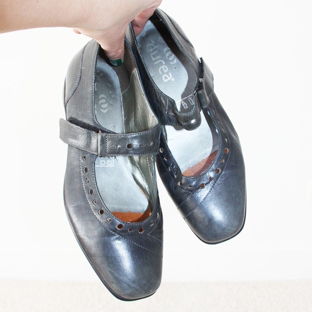 Zeer Mooie Leren Durea Schoenen - s7 (Maat 3½H/36½) € 50,-, Kleding | Dames, Durea, Overige typen, Ophalen of Verzenden, Zo goed als nieuw