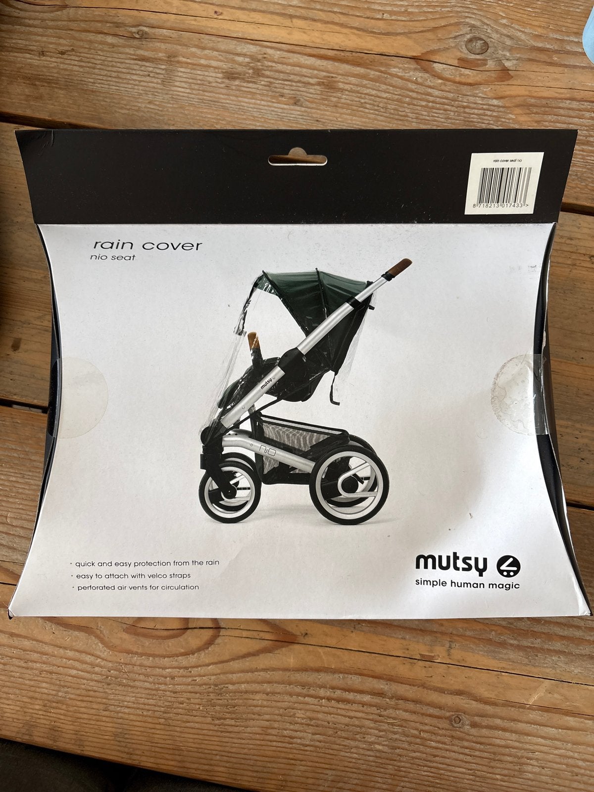 Mutsy Nio regenhoes voor zitje, Ophalen of Verzenden, Nieuw, Mutsy
