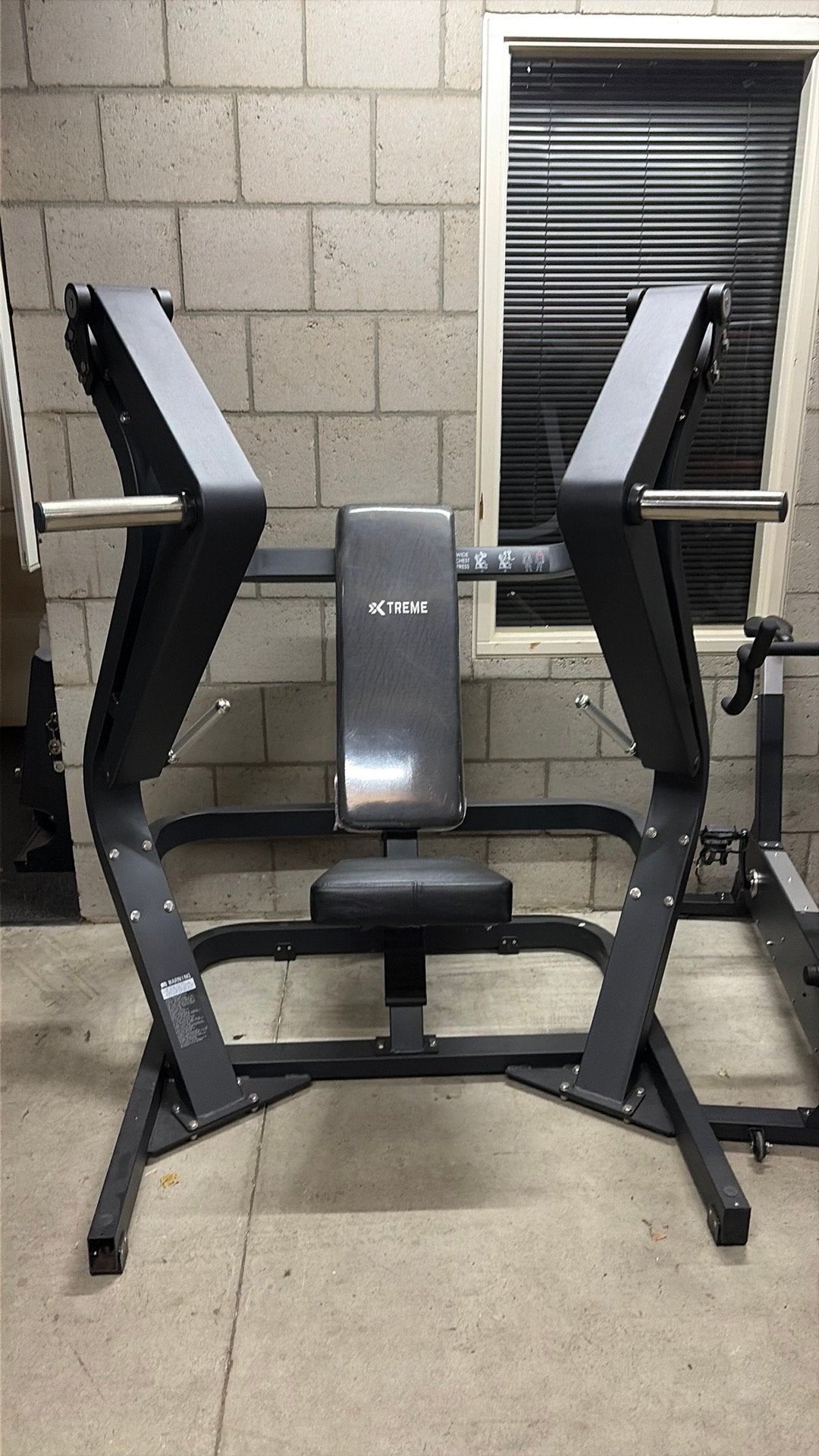Plate loaded wide chest press, Ophalen of Verzenden, Zo goed als nieuw, Benen, Overige typen