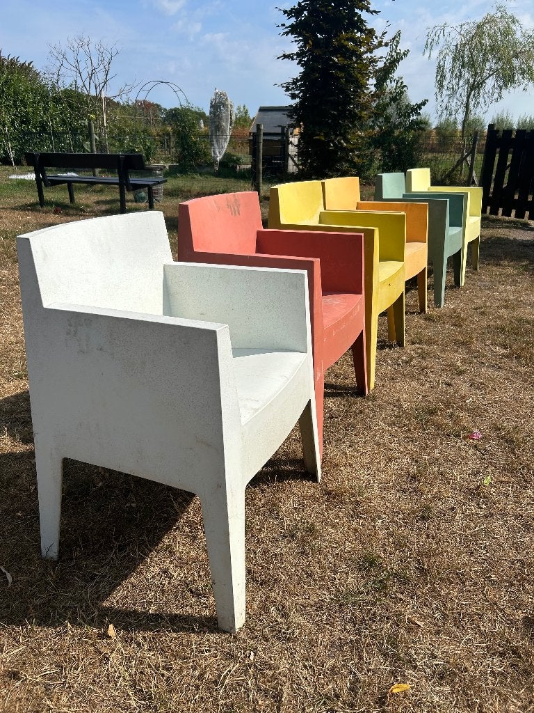 Tuin stoelen Driade store toy by starck atlantide collection, Ophalen, Gebruikt, Kunststof, Stapelbaar