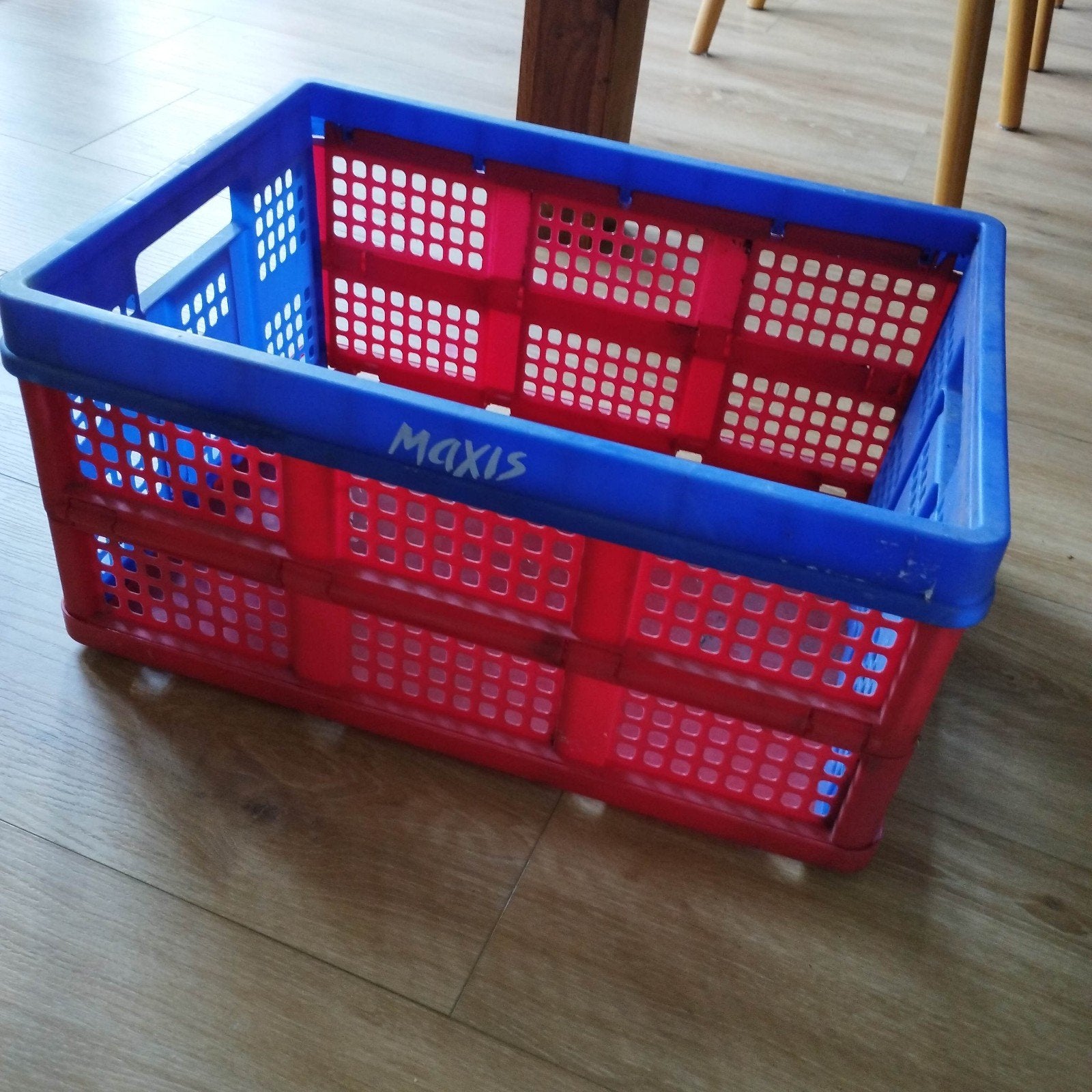 Opvouwbare fietskrat/boodschappenkrat, Ophalen, Gebruikt, Opvouwbaar, Minder dan 35 cm