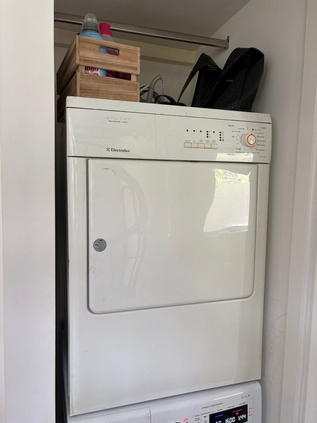 Electrolux Intuition Wasdroger (6 kg) Gratis, Witgoed en Apparatuur, Wasdrogers, Zo goed als nieuw, Luchtafvoer, 6 tot 8 kg, 85 tot 90 cm