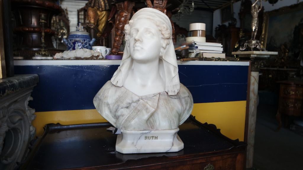 marmer buste, Antiek en Kunst, Ophalen of Verzenden