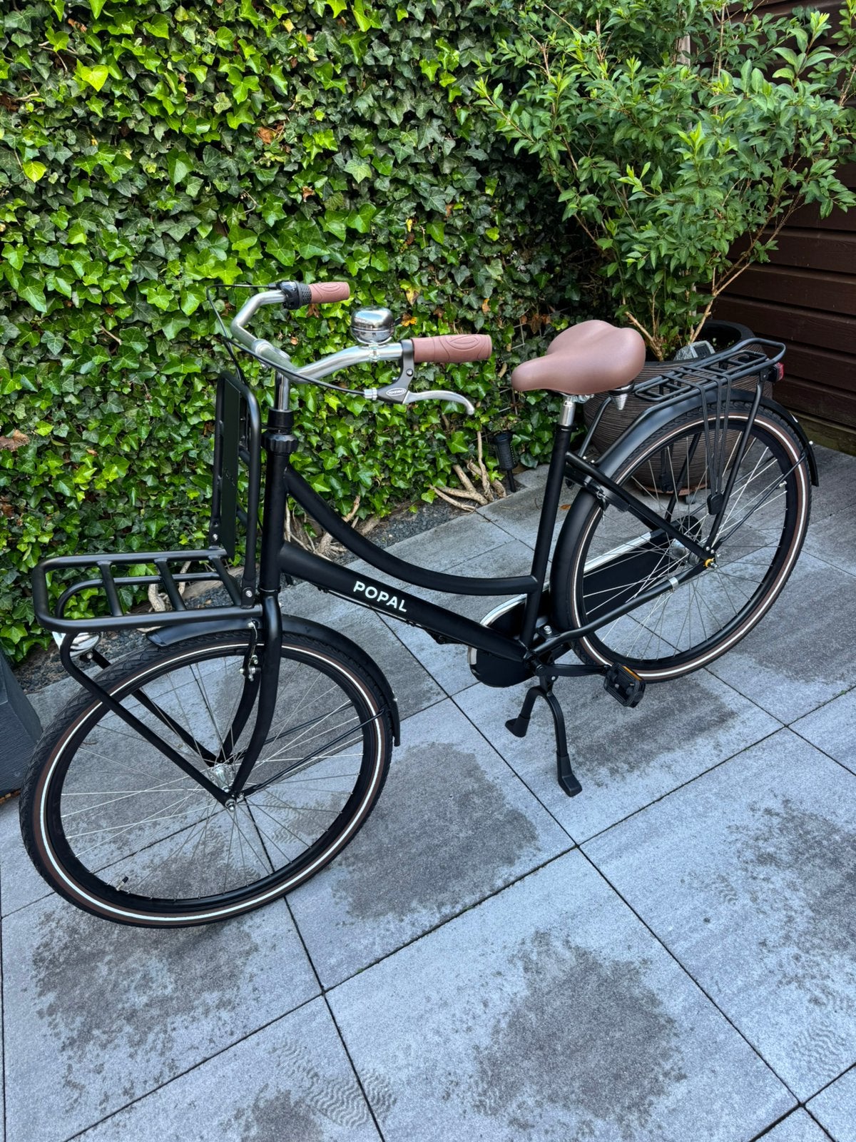 popal daily dutch n3 - stadsfiets - dames -54 CM - mat zwart, Overige merken, Terugtraprem, 53 tot 56 cm, Versnellingen