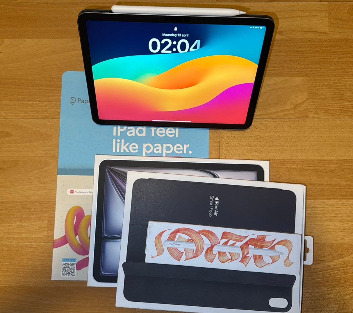 APPLE IPAD AIR 11 WIFI 128GB SPACE-GRAY, Computers en Software, Apple iPads, Apple iPad Air, 11 inch, Ophalen of Verzenden, Zo goed als nieuw