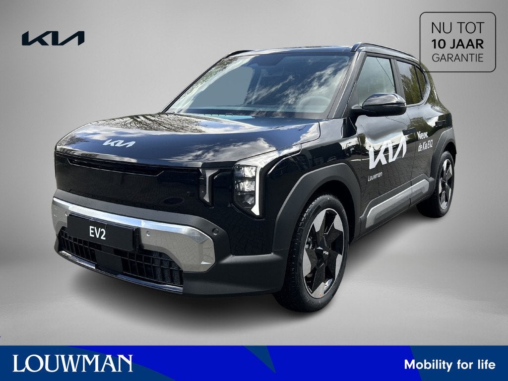 Kia EV2 Plus Advanced 42.2 kWh | DEMO | beschikbaar in overl, Auto's, 12 maanden, Stof, Zwart, SUV of Terreinwagen