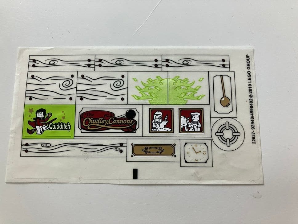 Nieuw origineel Lego stickervel voor set 4840, Kinderen en Baby's, Ophalen, Nieuw