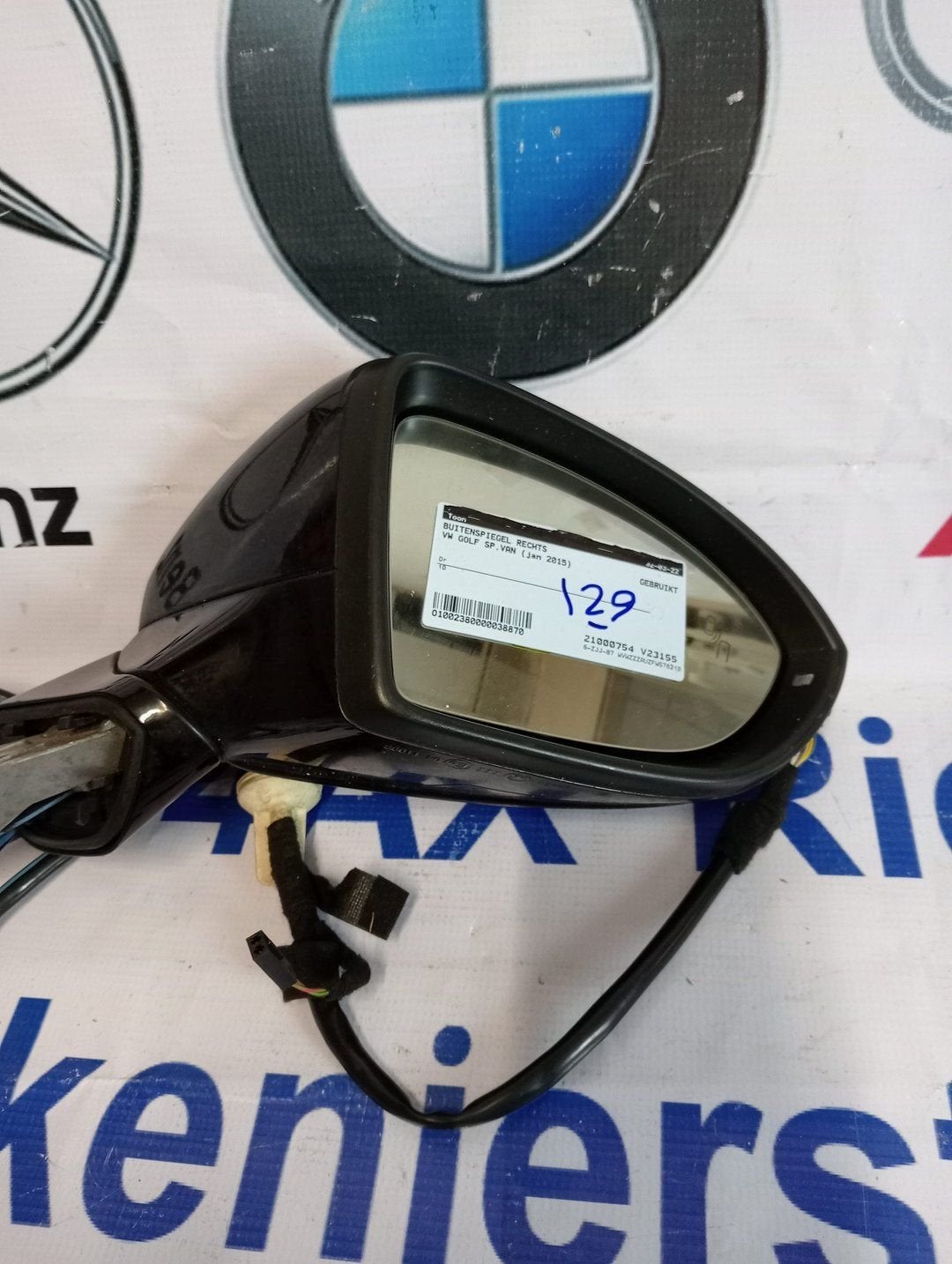 Vw Golf Buitenspiegel Rechts 2015, Auto-onderdelen, Spiegels, Gebruikt, -, Volkswagen, -