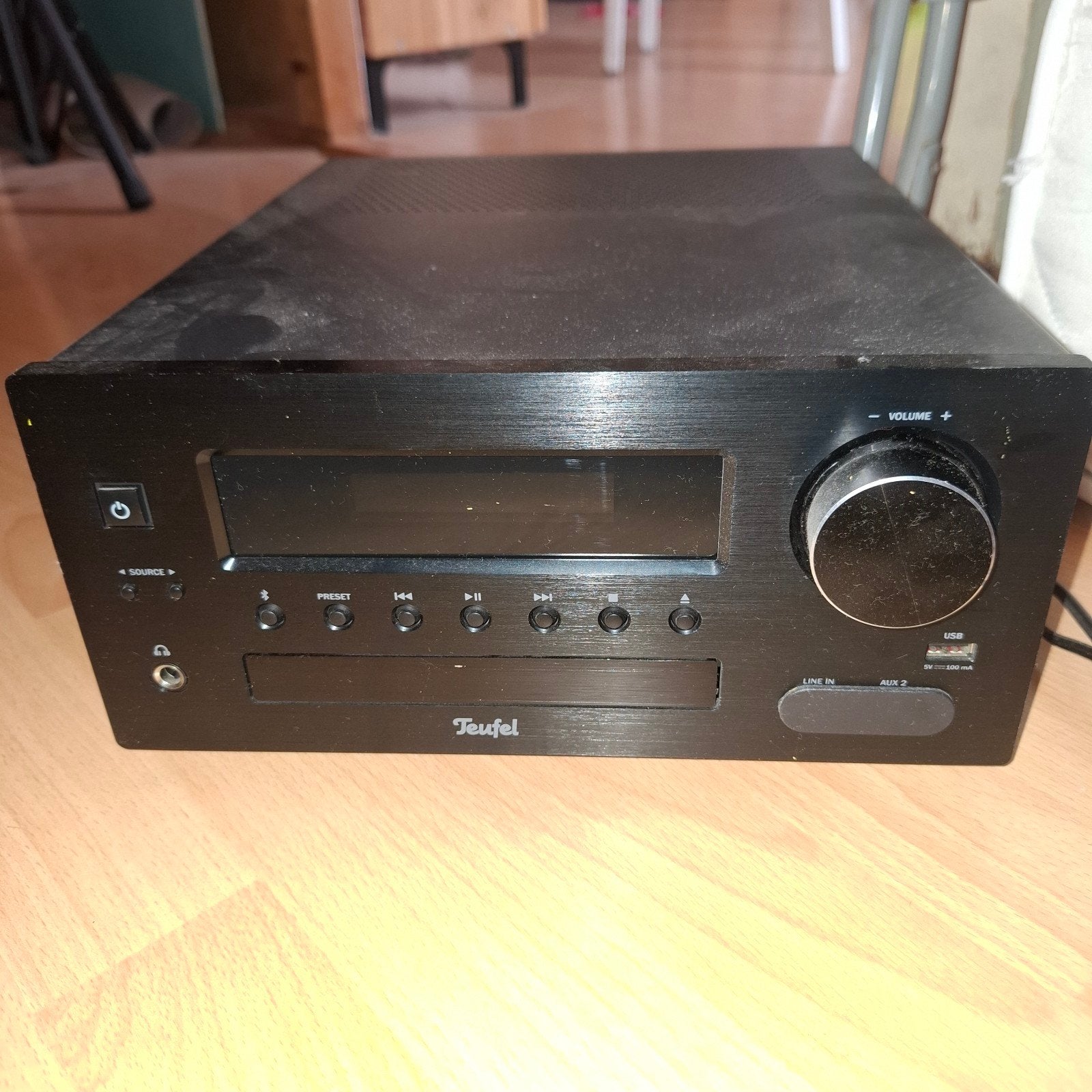 Teufel CD Bluetooth DAB+ Stereo Receiver, Ophalen, Gebruikt, Cd-speler, Overige merken