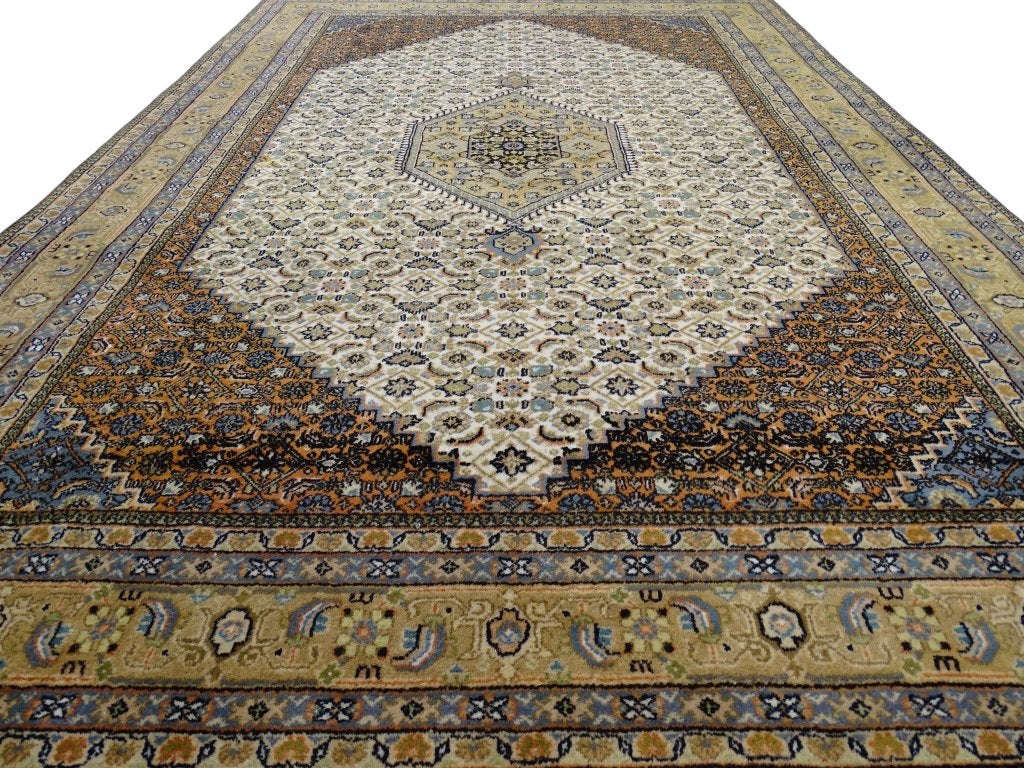 Perzisch tapijt - Bidjar - 295 x 192 cm - Handgeknoopt, Blauw, -, -, 150 tot 200 cm