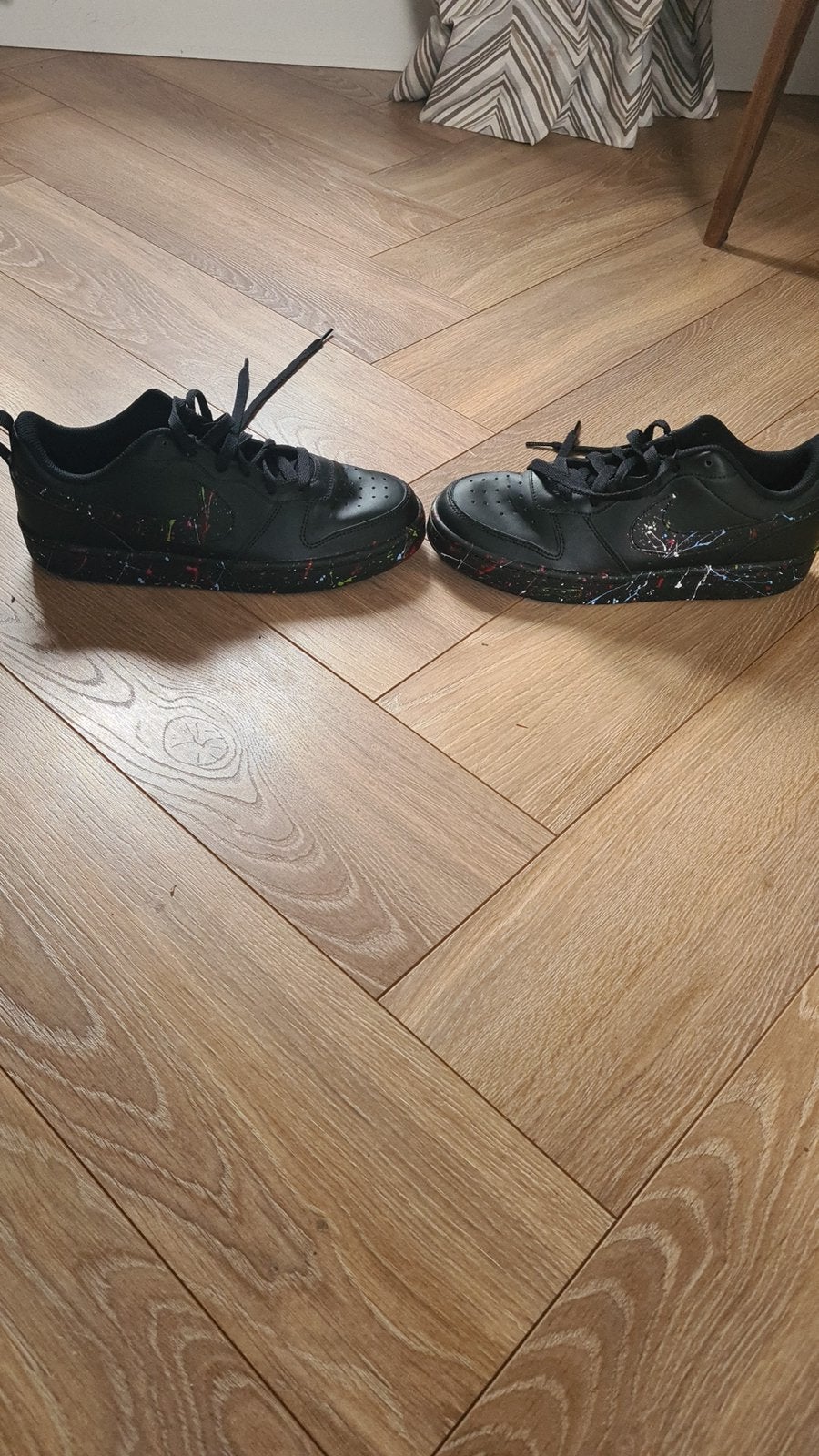 Custom nikes, Zwart, Ophalen of Verzenden, Sneakers of Gympen, Zo goed als nieuw