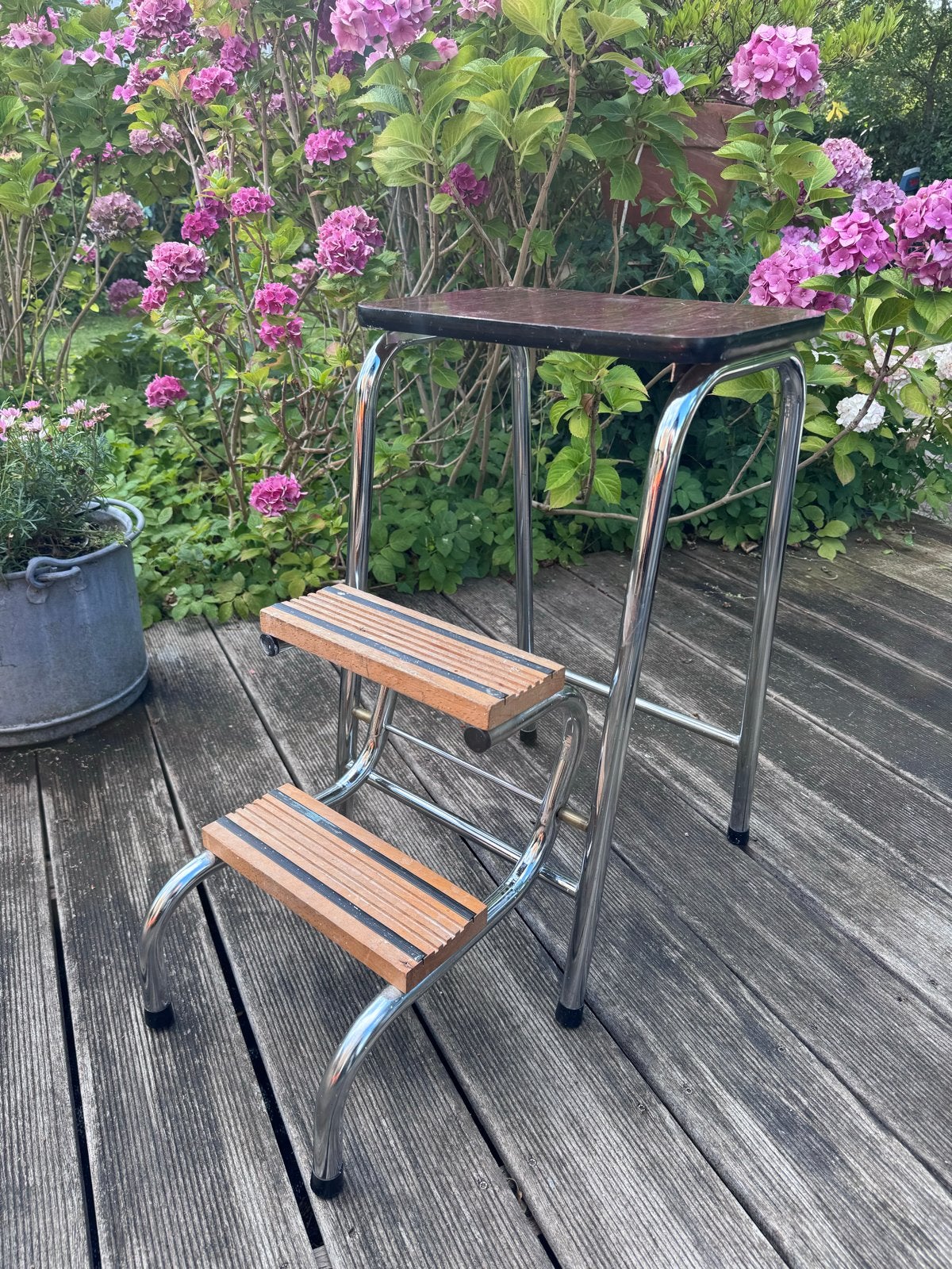 Vintage Brabantia Keukentrapje, Ophalen, Gebruikt, Overige materialen