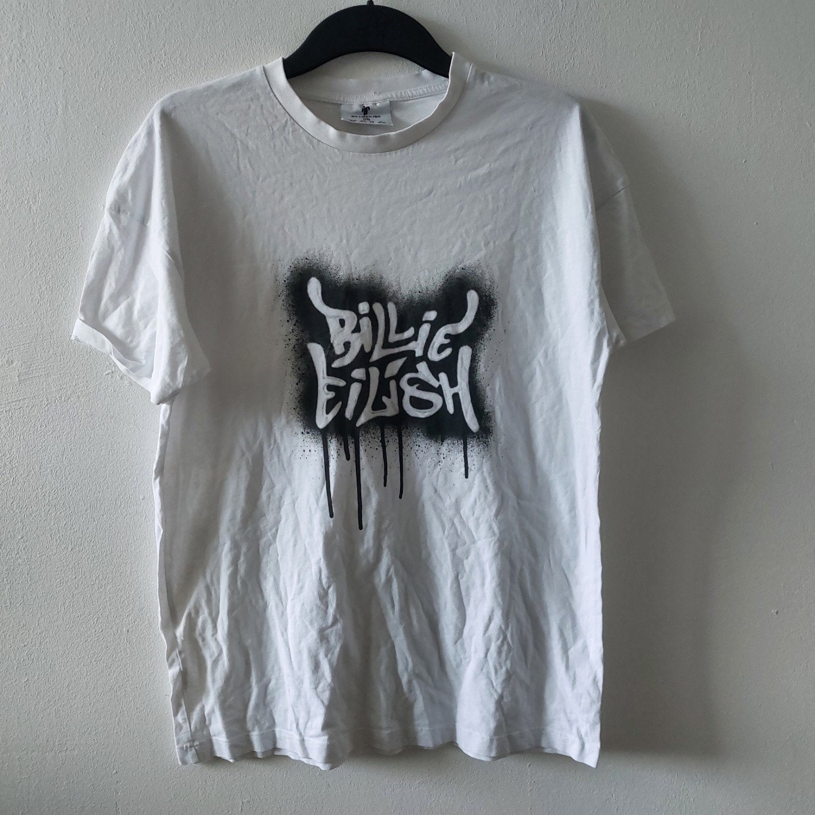 Billie Eilish oversized t-shirt XS, Kleding | Dames, T-shirts, Wit, Ophalen of Verzenden, Billie Eilish, Korte mouw