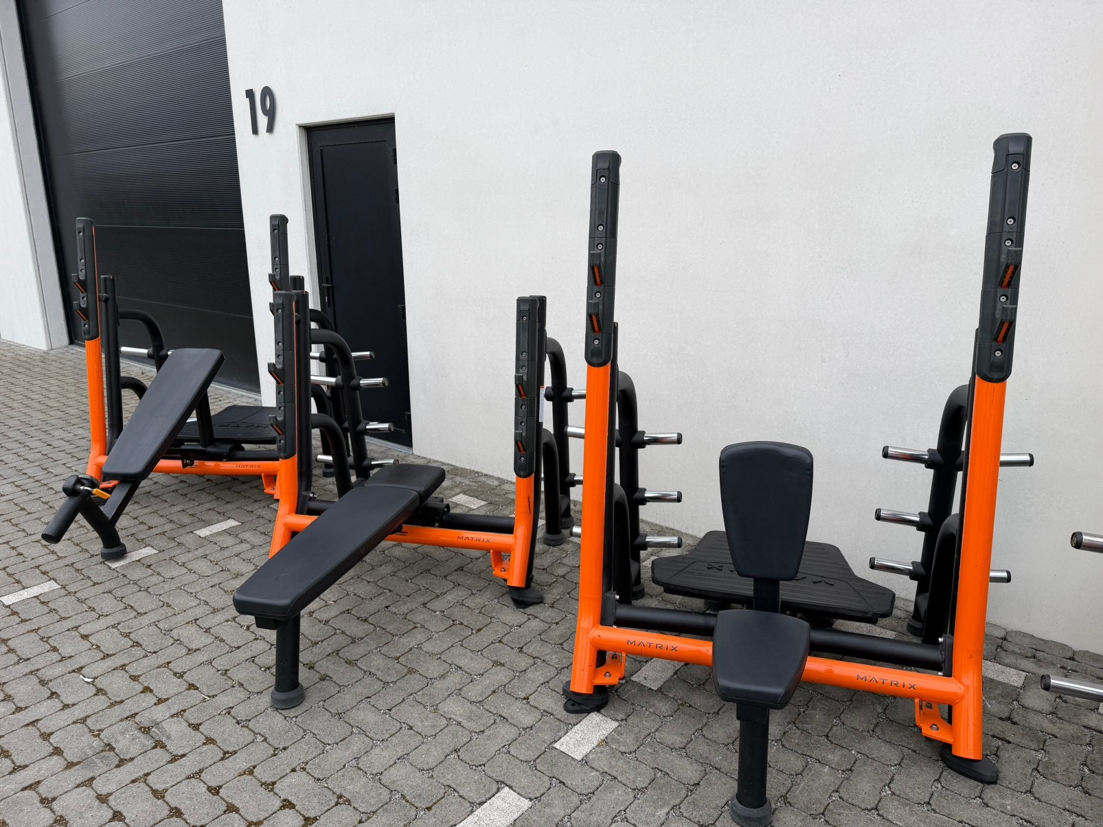Matrix Bank druk set Breaker bench!, Ophalen, Zo goed als nieuw, Fitnessbank