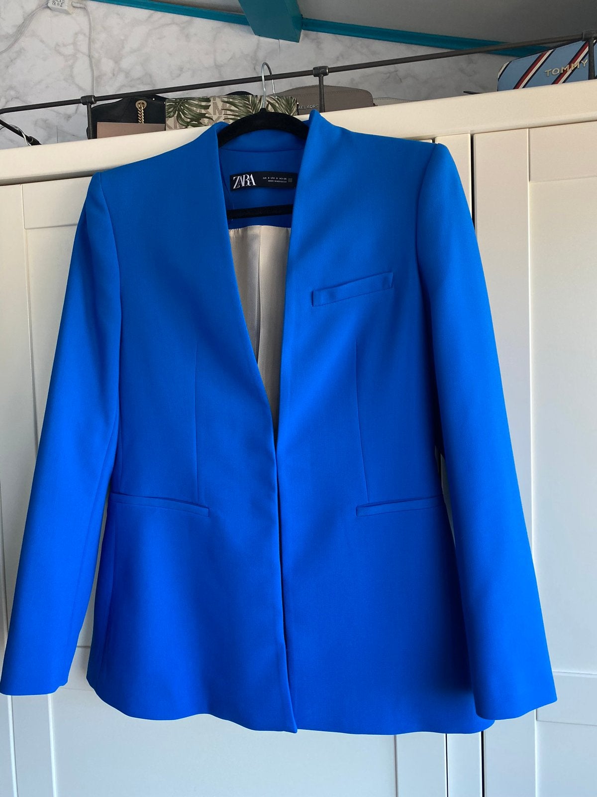 NIEUW Zara blazer kobaltblauw maat S, Blauw, Nieuw, Ophalen of Verzenden, Jasje