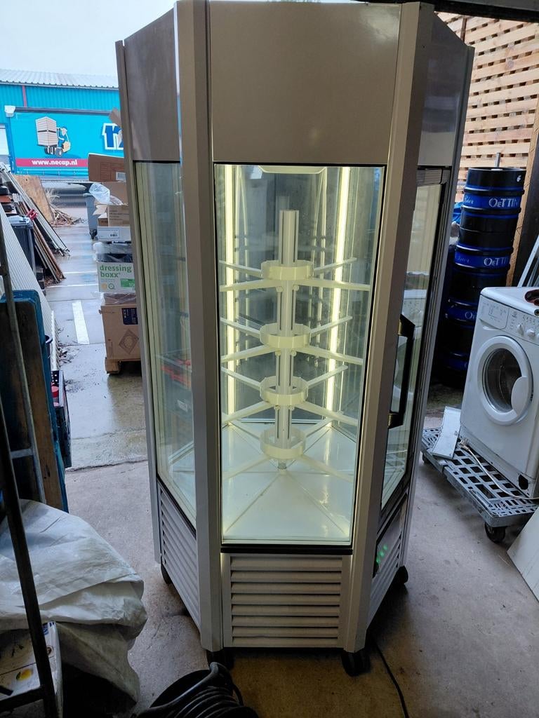 Scaiola gebaks koeling met verlichting, 200 liter of meer, Ophalen, Zonder vriesvak