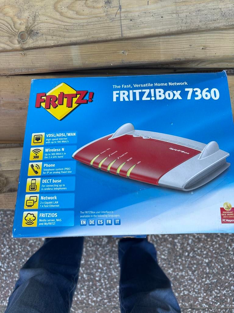 FRITZ!Box 7360 VDSL/ADSL/WAN Router met Modem, Computers en Software, Routers en Modems, Verzenden, Zo goed als nieuw, Router met modem