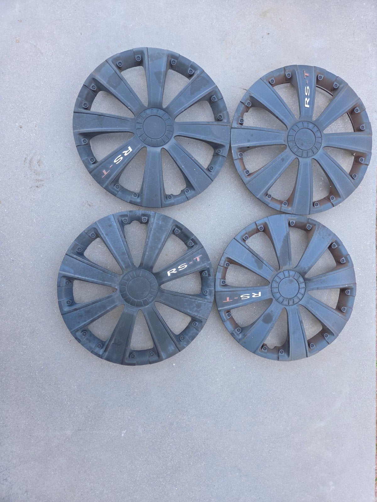 Wieldoppen RS-T voor Citroën C1 (set van 4), Auto diversen, Ophalen, Gebruikt