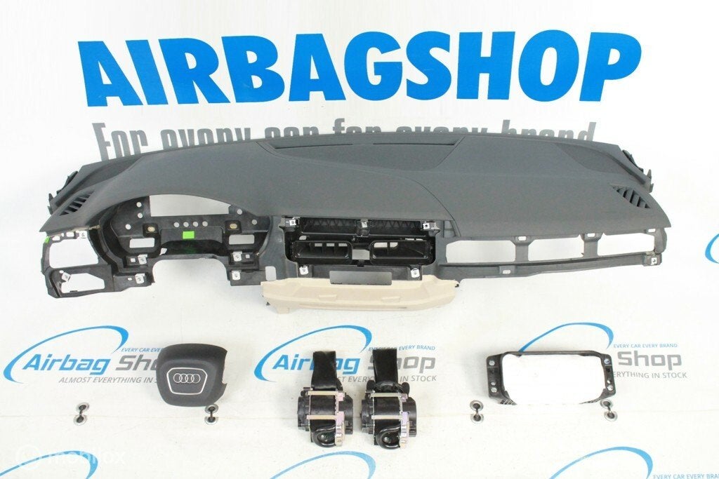 Airbag set Dashboard 4 spaak grijs/beige Audi A5 2016-heden, Auto-onderdelen, Gebruikt, Ophalen of Verzenden