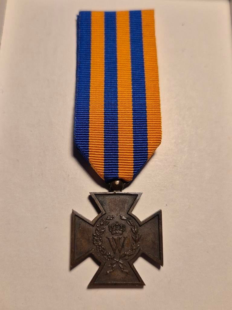 Medaille Metalen Kruis 1830-1831, Verzamelen, Ophalen of Verzenden, Landmacht, Nederland, Lintje, Medaille of Wings