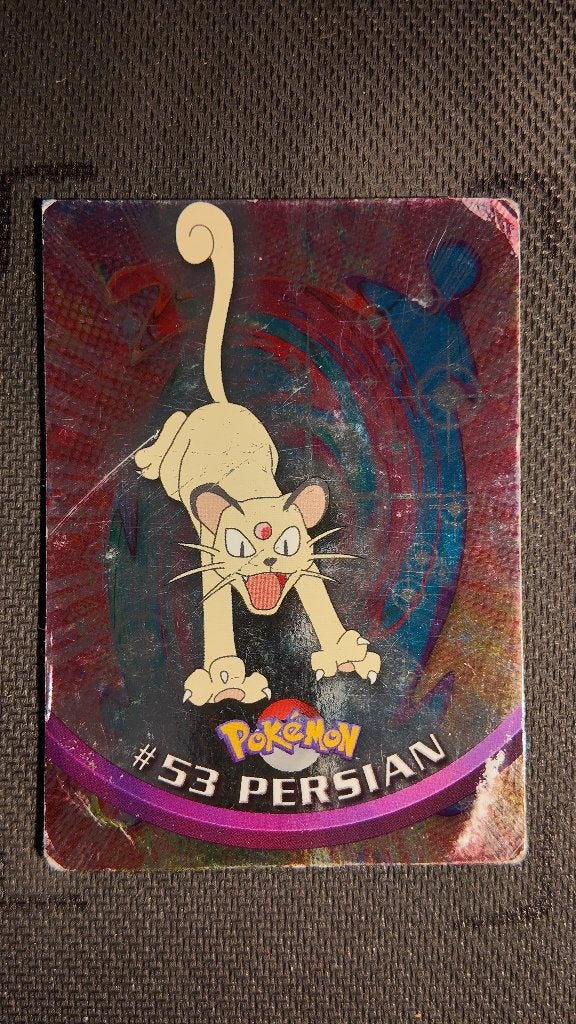 persian 53 topps | Pokemon kaart, Ophalen, Losse kaart, Foil