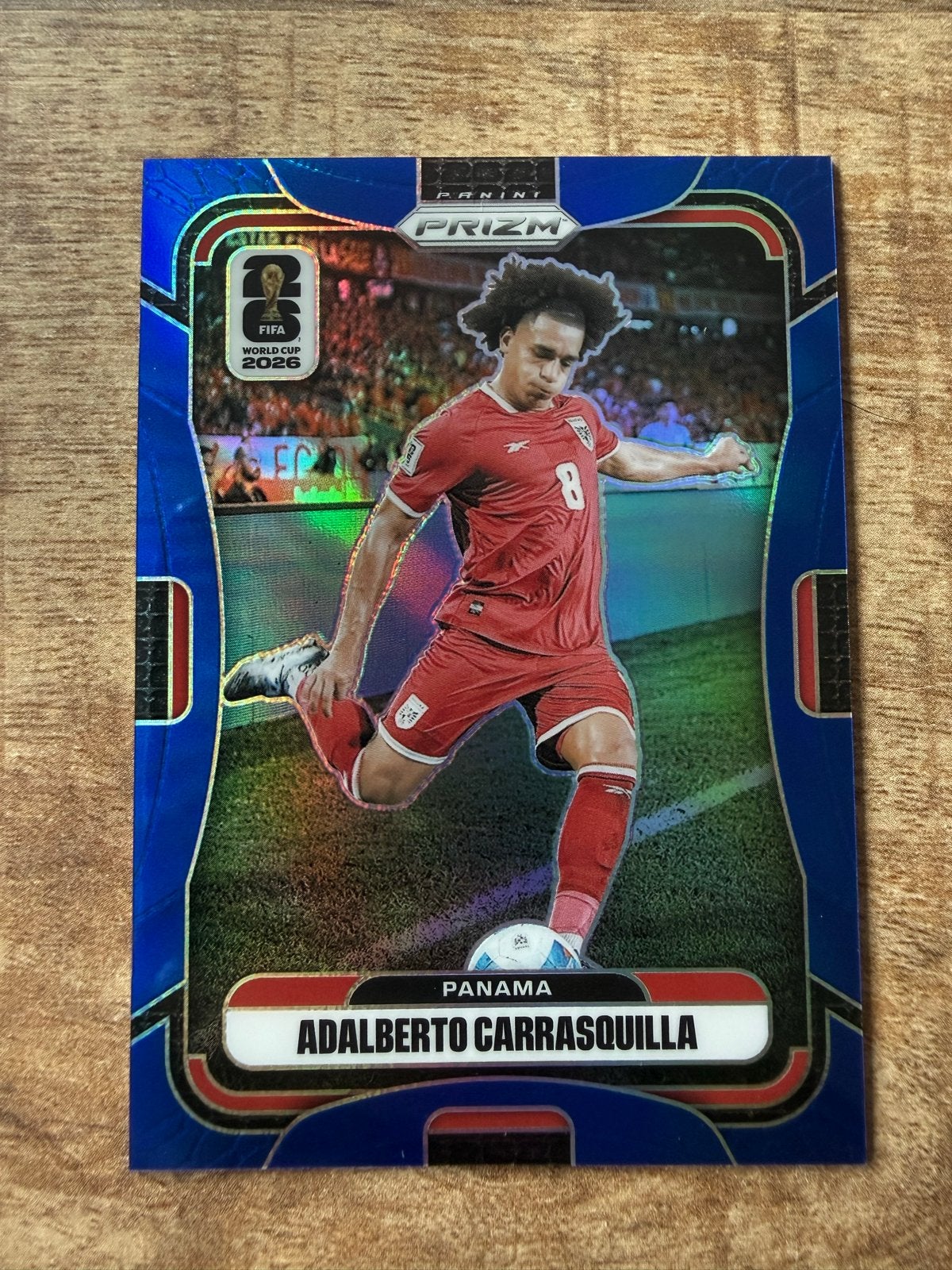 Adalberto Carrasquilla Panini Prizm FIFA WC 2026 Kaart, Ophalen of Verzenden, Zo goed als nieuw, Overige sporten, Spelerskaart
