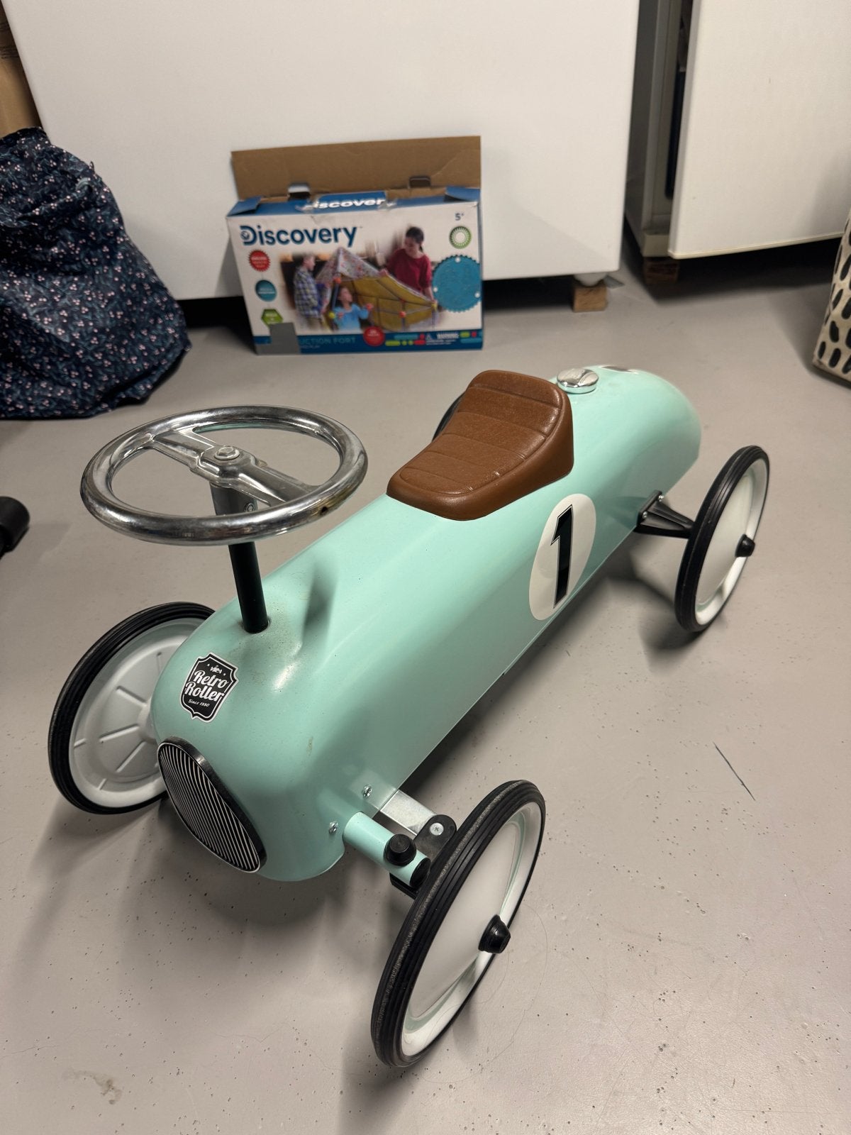 Retro Roller loopauto - Mintgroen, Ophalen, Zo goed als nieuw