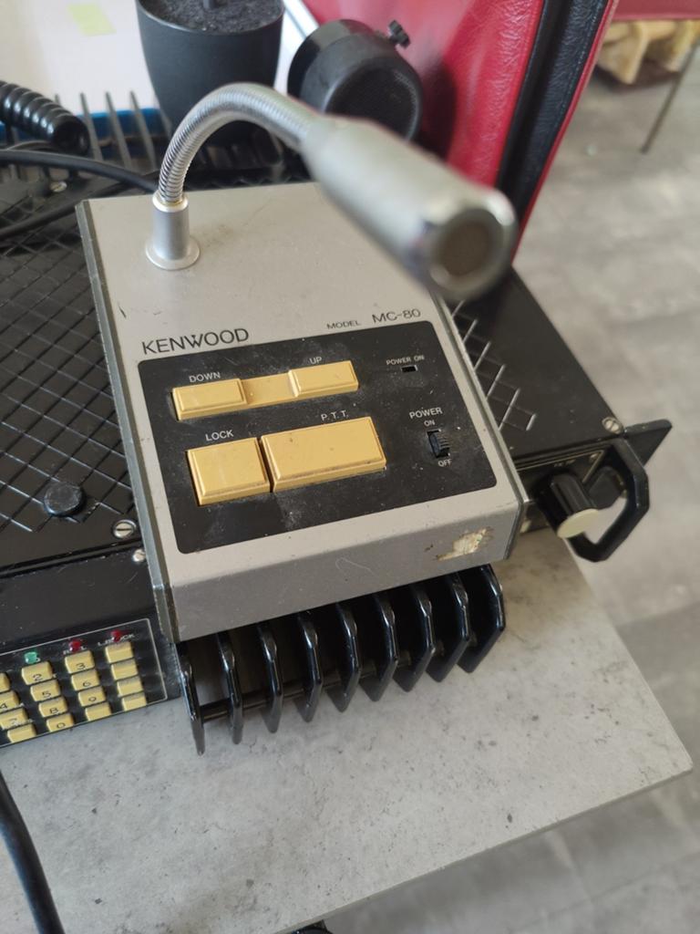 Kenwood MC-80 Microfoon voor zender/ontvanger, Telecommunicatie, Ophalen of Verzenden, Gebruikt, Zender en Ontvanger