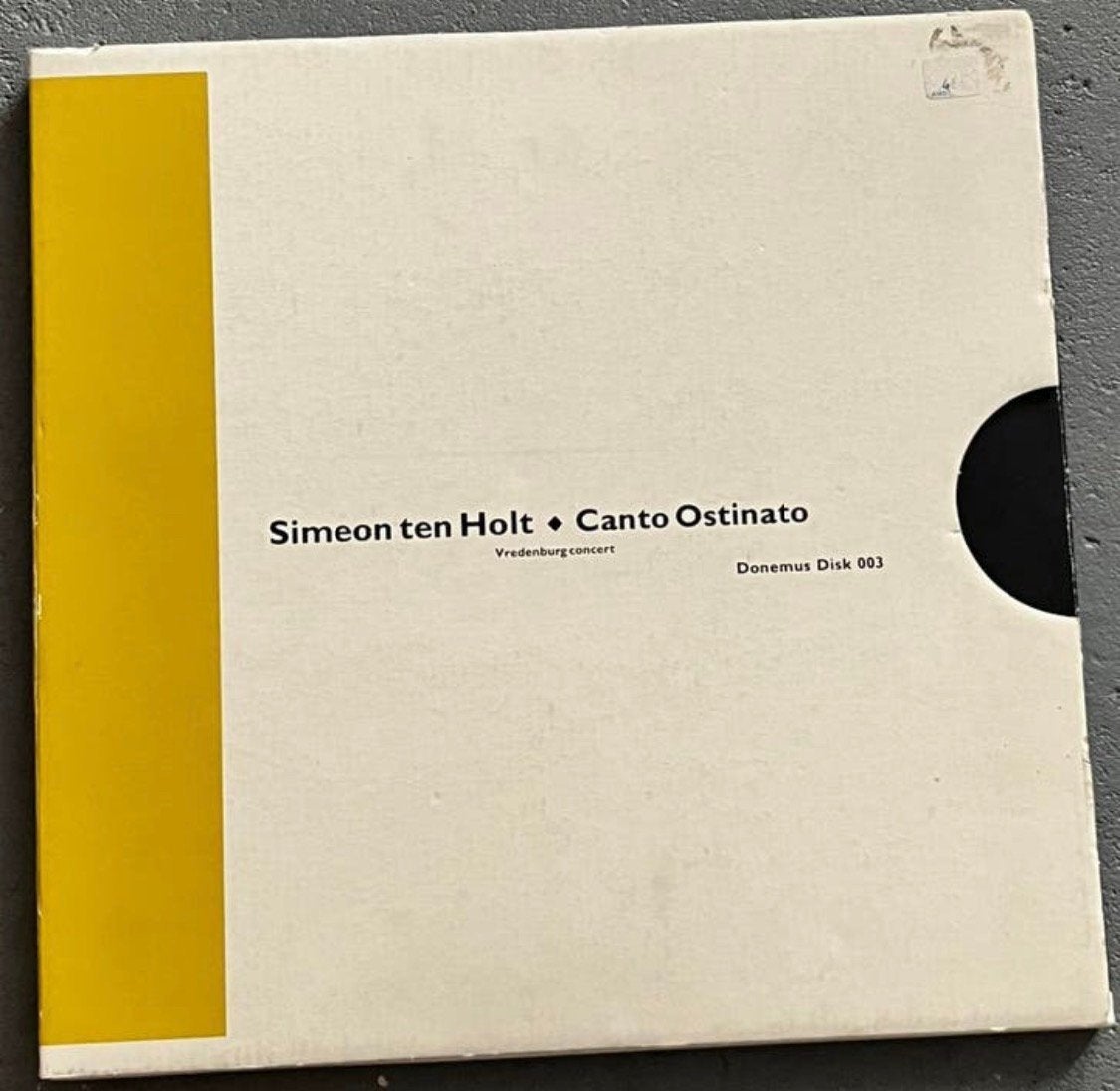 3lp klassiek elpee vinyl Canto Ostinato Simeon ten Holt, Ophalen, Overige typen, Zo goed als nieuw, 12 inch