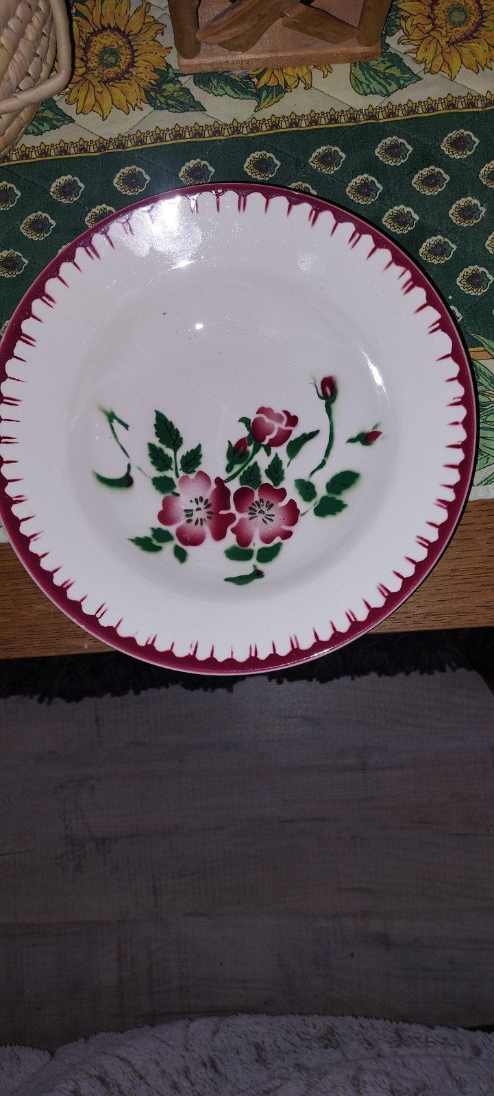 borden diep brocante Frans epernay, Antiek en Kunst, Ophalen of Verzenden