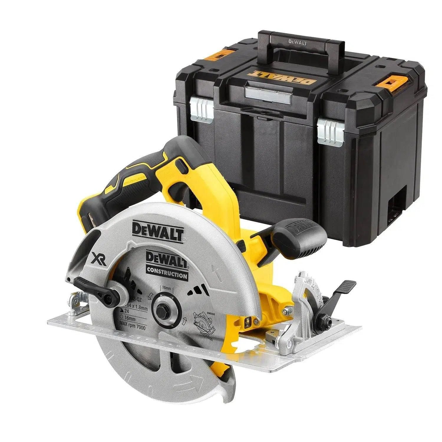 Dewalt cirkelzaag dsc570xj WITH BATTERY, Cirkelzaag, Ophalen of Verzenden, Zo goed als nieuw, 30 tot 70 mm