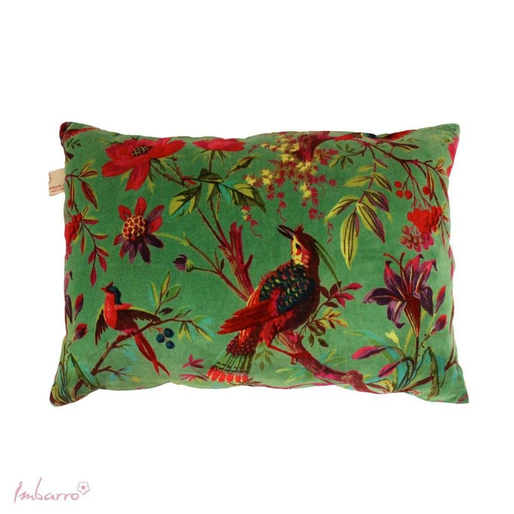 Groen kussen paradise Imbarro 40x60 cm in 2 kleuren, Huis en Inrichting, Woonaccessoires | Kussens, -, -, Nieuw, Ophalen of Verzenden