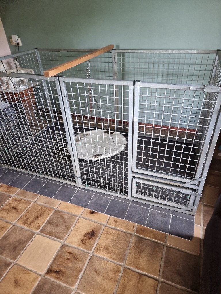 te koop, Dieren en Toebehoren, Hondenhokken, Ophalen, 100 cm of meer, Hondenhok, 110 cm of meer