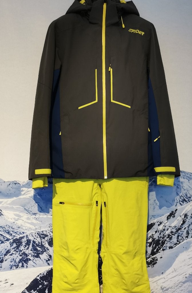Spyder Skipak, Prime, Dare M/50, Grijs/blauw/geel, Gore-Tex, Kleding | Heren, Maat 48/50 (M), Ophalen of Verzenden, Zo goed als nieuw
