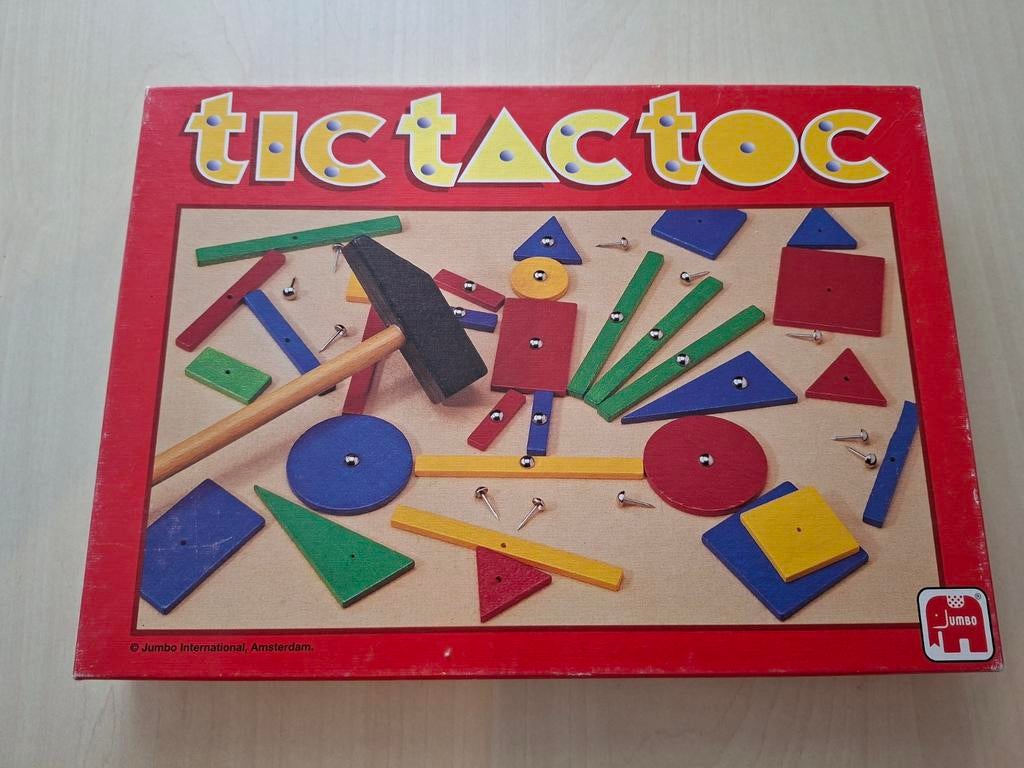 Jumbo Tic Tac Toc Hamer en Spijker Spel, Ophalen, Gebruikt, Bouwen