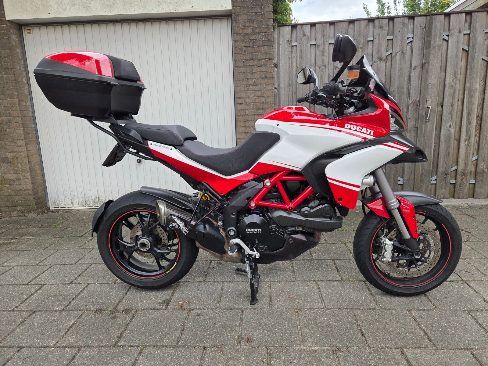 Ducati Multistrada 1200S Pikes Peak - Dealer Onderhouden, Motoren, 2 cilinders, Handvatverwarming, Motorrijbewijs A, Gebruikt