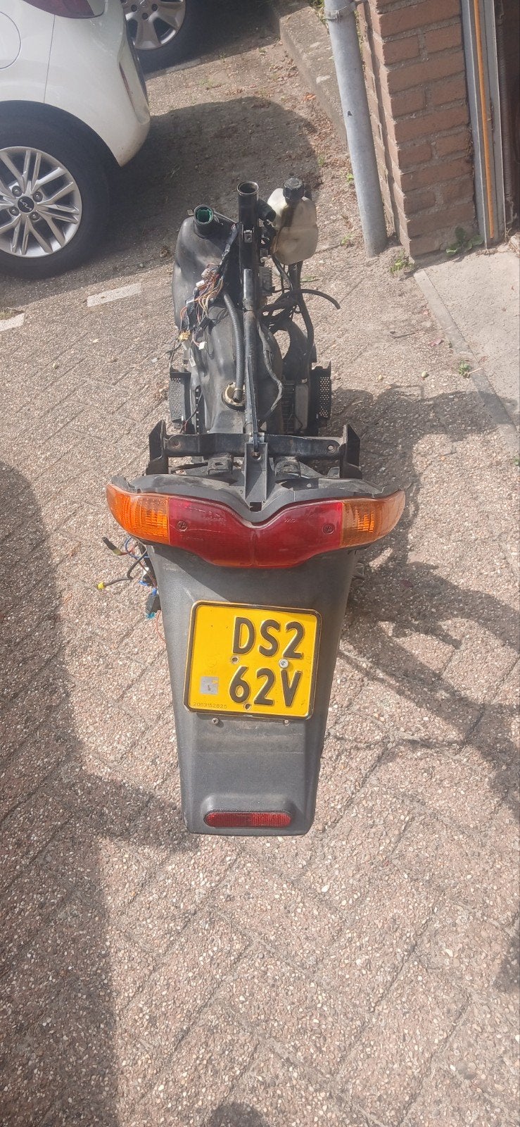 Gilera runner DD frame Dark dream pap en kenteken !, Ophalen