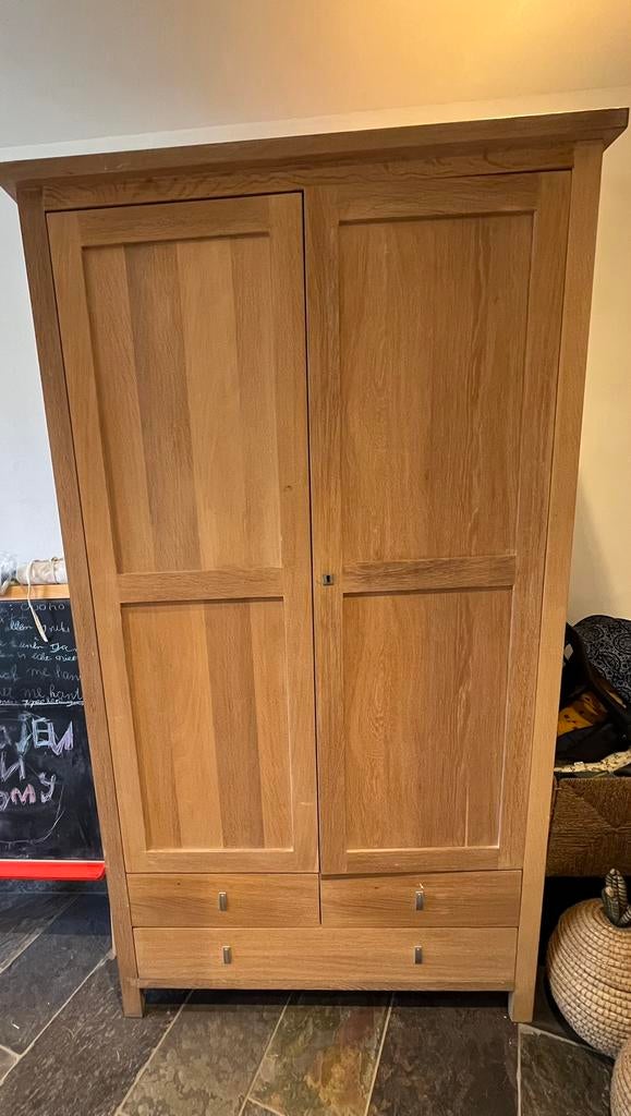 Eiken “kleding” kast, Huis en Inrichting, Kasten | Computermeubels, Ophalen, Gebruikt, 170 cm of meer