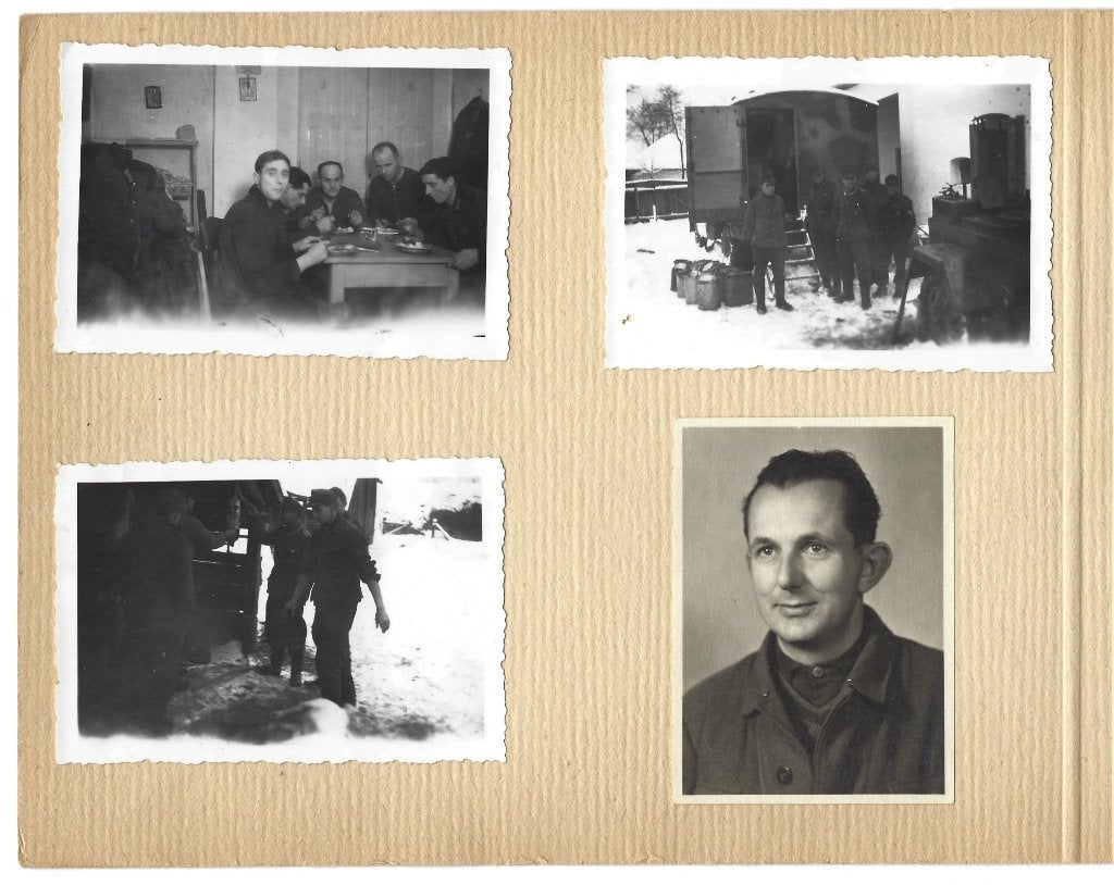 18 Foto's WOII Duitsland 1941 - 1944 + Bidprentje Militair, Verzenden, Duitsland, Foto of Poster