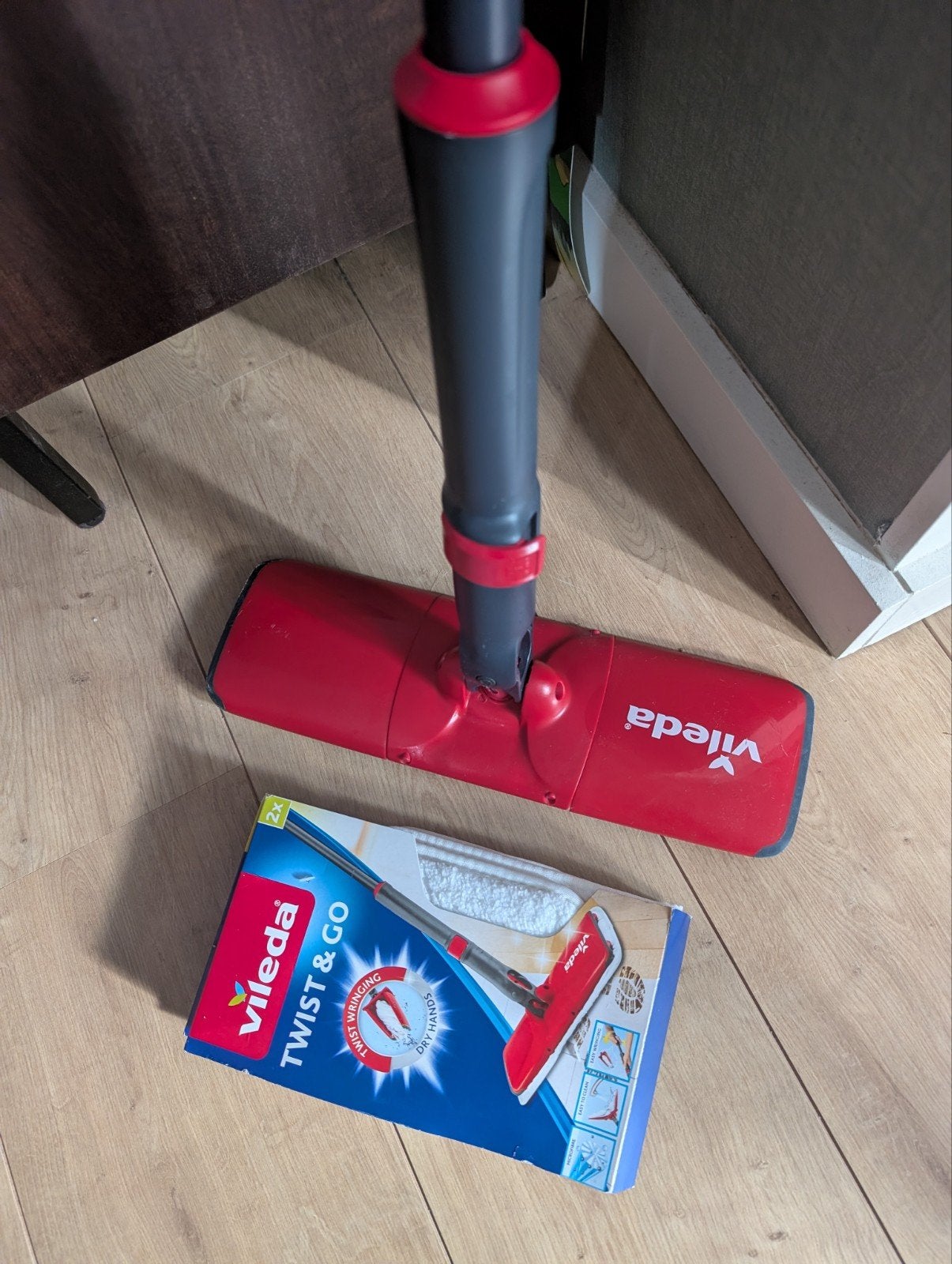 Vileda twist & go dweil met nieuwe doeken, Ophalen, Mop of Dweil
