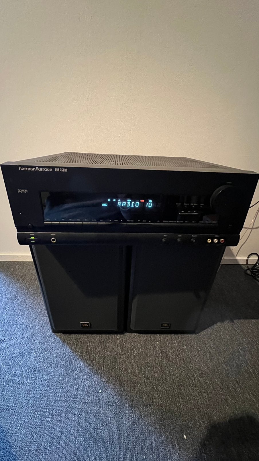 Harmen Kardon AVR35rds, versterker en radio (tuner/receiver), Gebruikt, 60 tot 120 watt, Ophalen, Overige merken