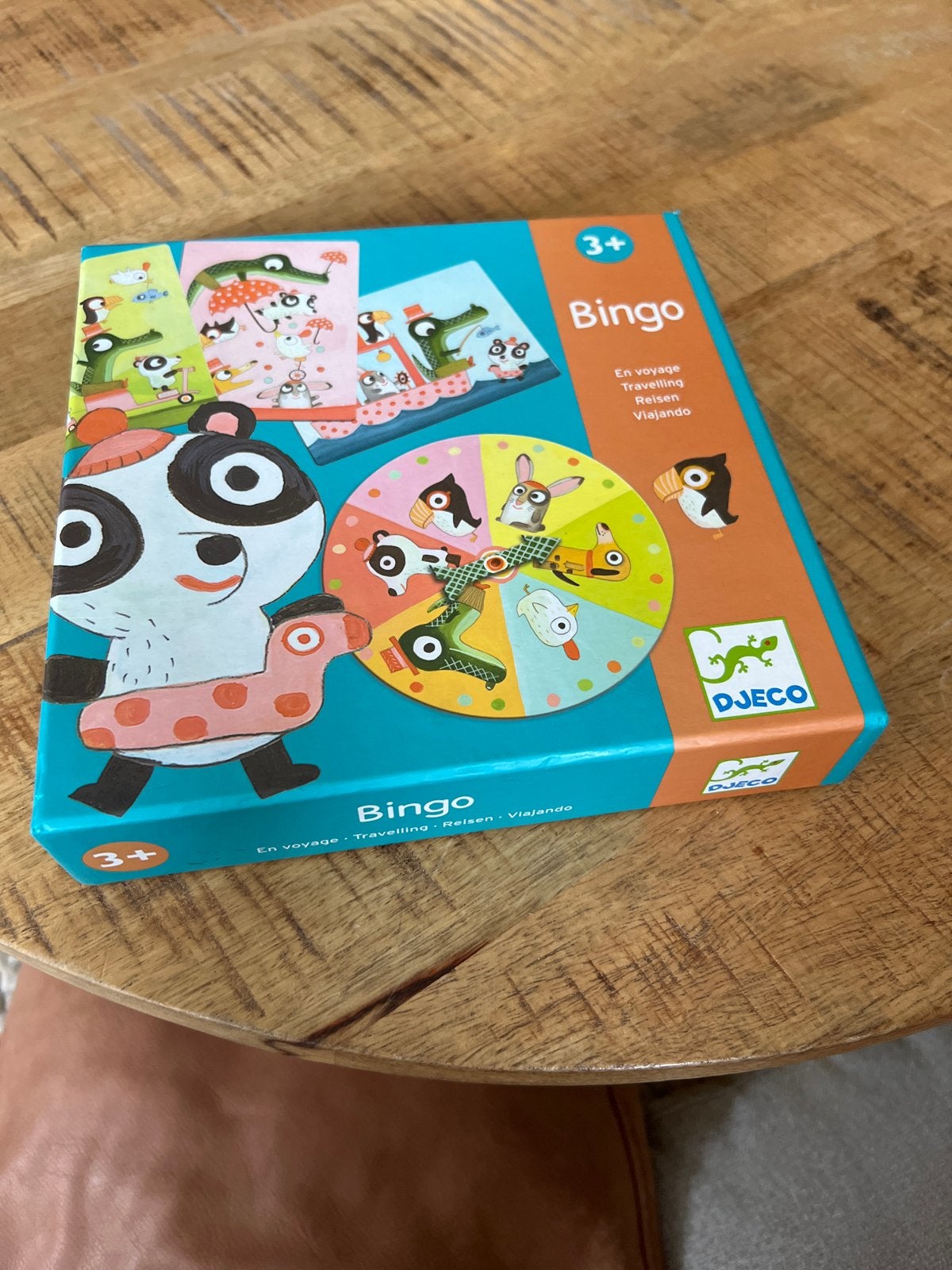 Djeco Bingo En Voyage - Reisbingo voor kinderen 3+, Een of twee spelers, Ophalen of Verzenden, Zo goed als nieuw