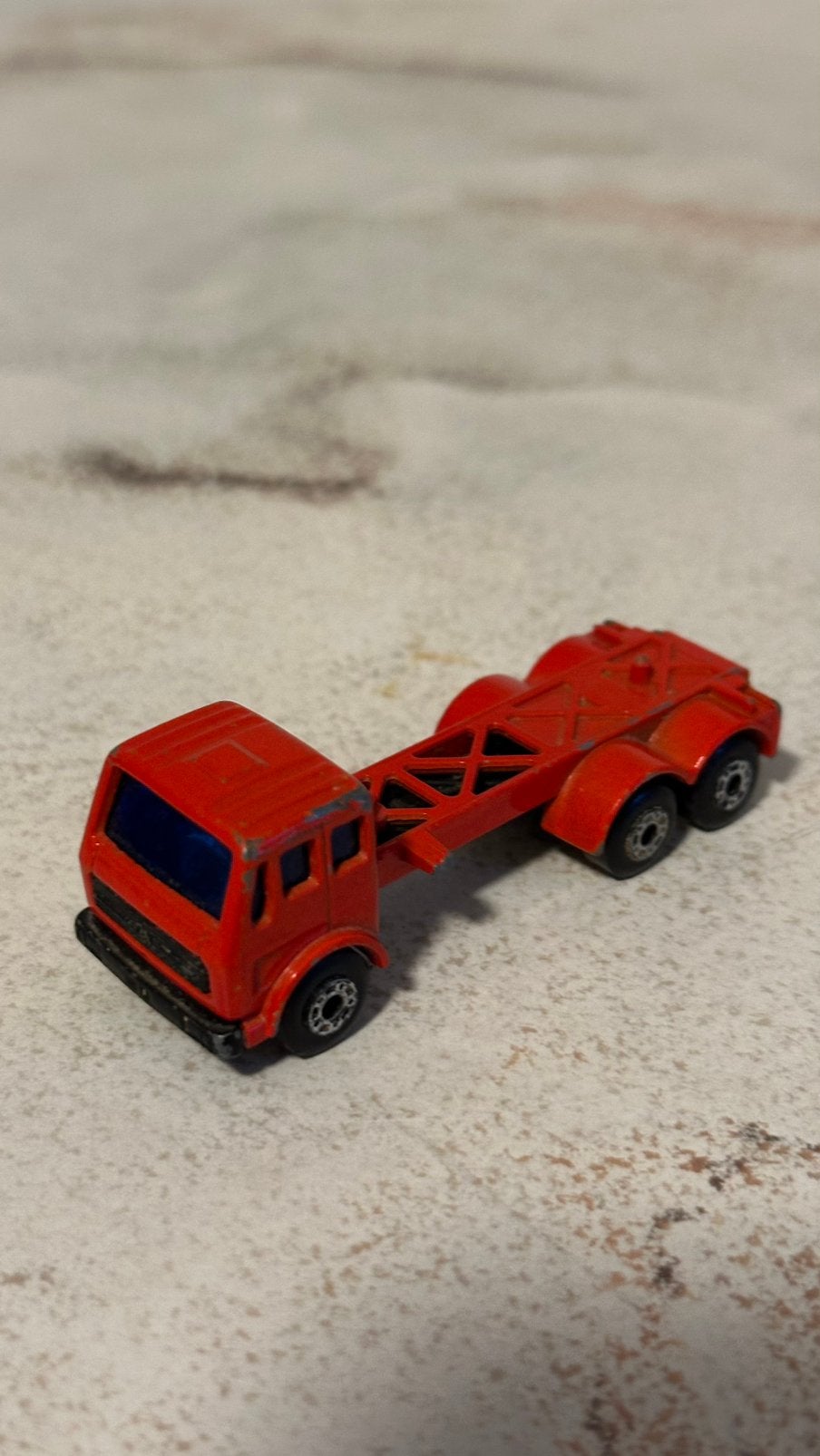 Vintage Matchbox Superfast No. 42 Mercedes Container Truck, Ophalen, Gebruikt, Bus of Vrachtwagen, Matchbox
