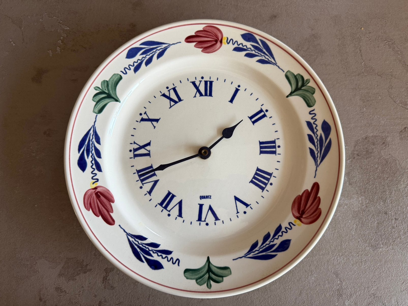 BOCH Boerenbont wandklok, Huis en Inrichting, Woonaccessoires | Klokken, Ophalen, Vintage, Analoog, Werkt op batterijen
