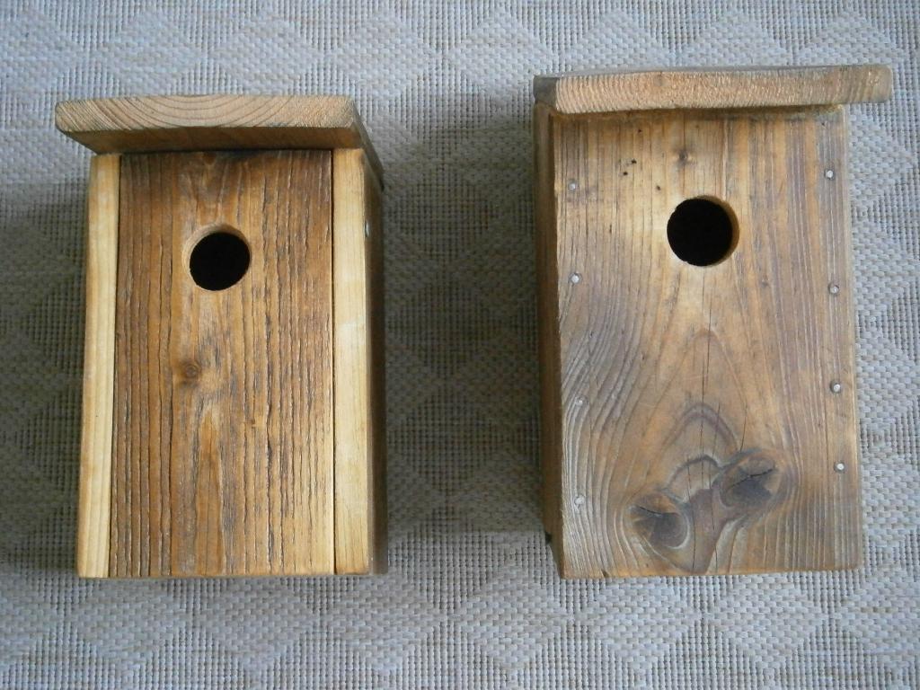 Vogelhuisjes 2x, Ophalen, Zo goed als nieuw