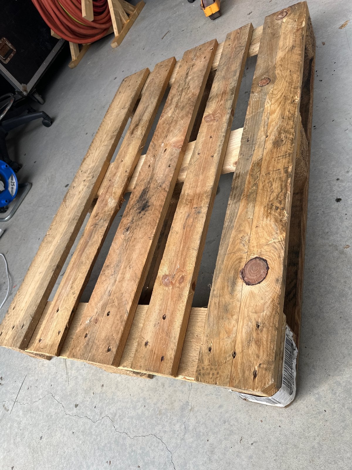 Houten euroPallet, Ophalen of Verzenden, Gebruikt, Pallet