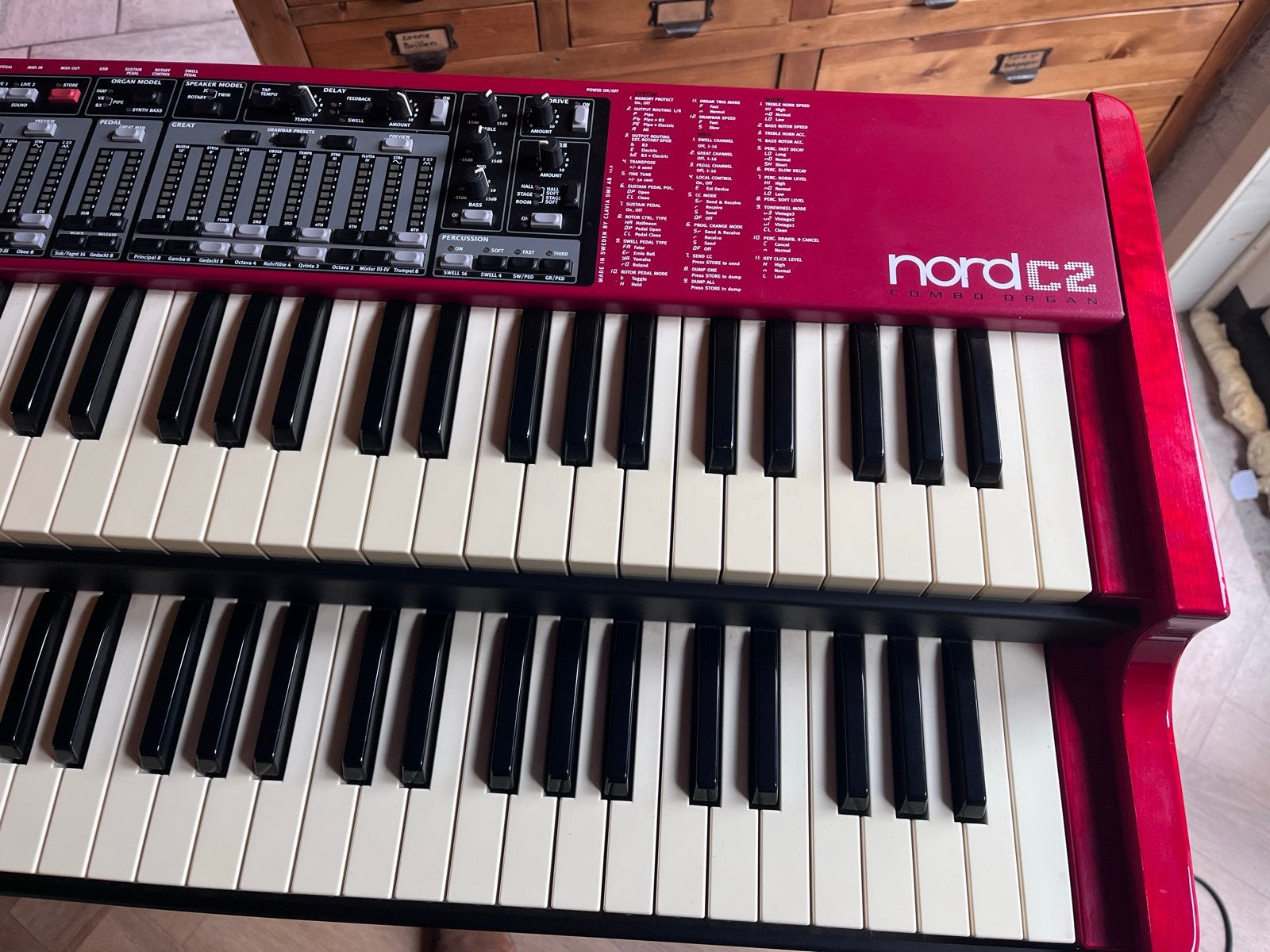 Nord C2 Combo Orgel - Zo goed als nieuw, Muziek en Instrumenten, Ophalen, Zo goed als nieuw, 2 klavieren, Orgel