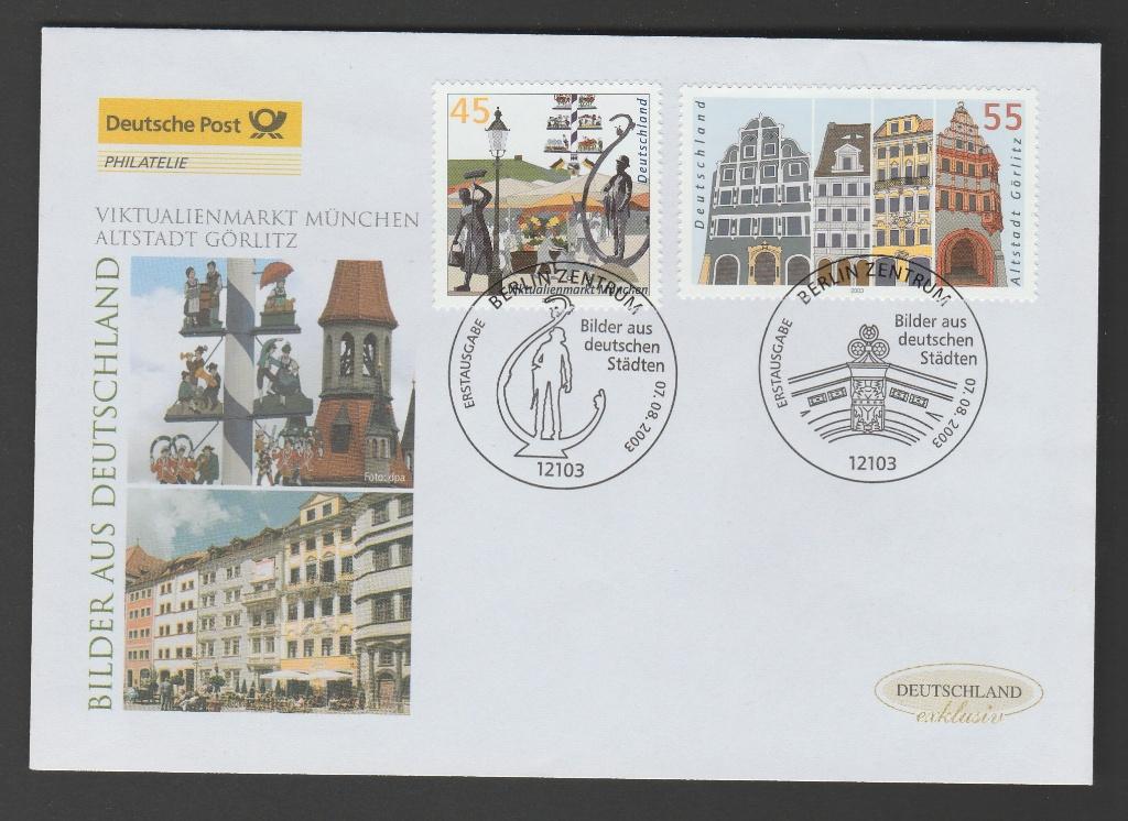 Duitsland - FDC Michelnr 2356-2357 - München en Görlitz, Verzenden, 1990 tot heden, Postfris
